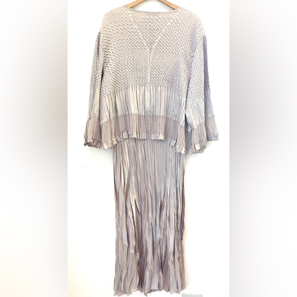 Vintage Women’s R&M Richards Champaign Dress Set Size 3X - Picture 2 of 6